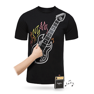 Playable Electronic Rock Guitar Shirt